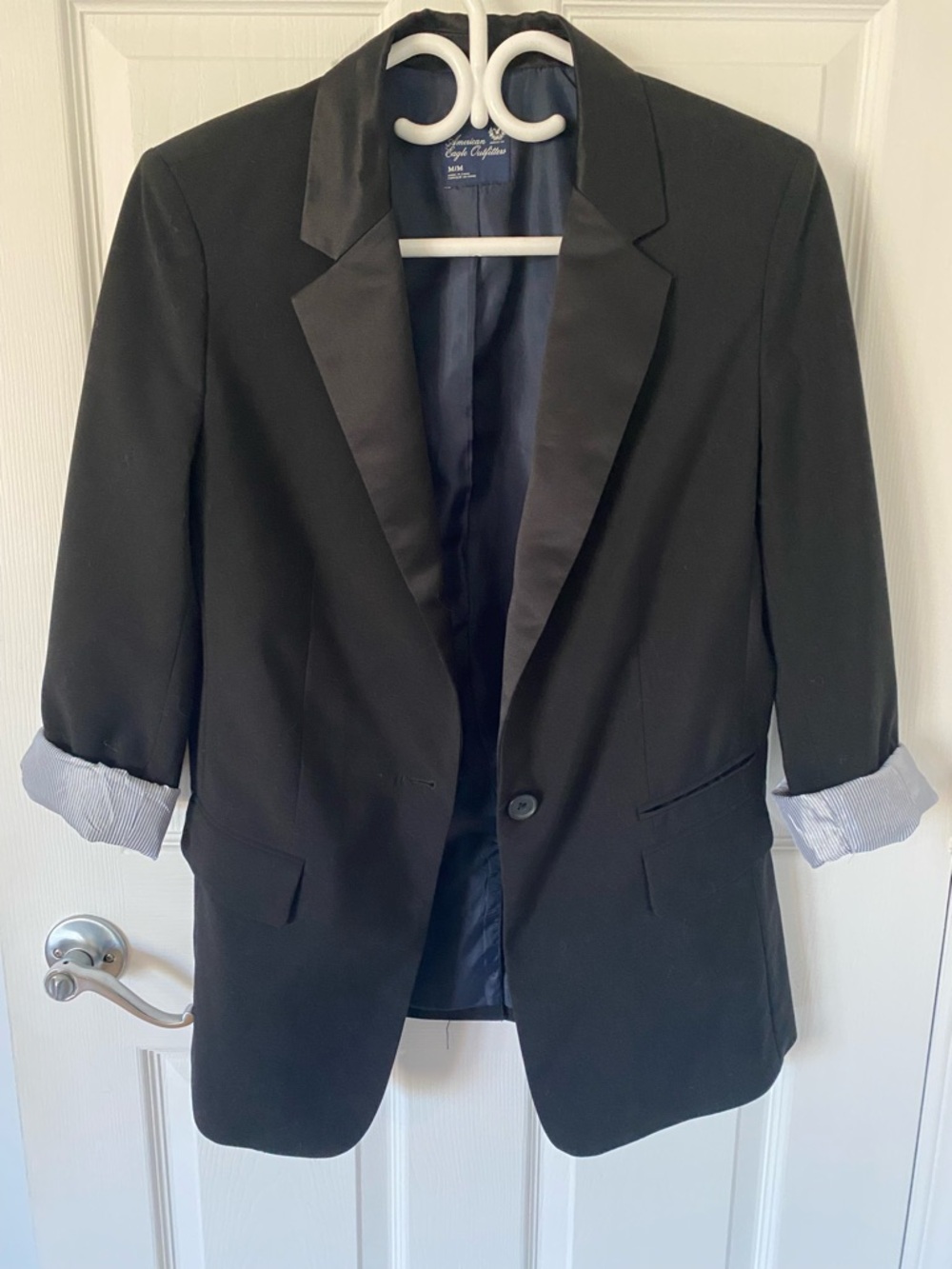American Eagle Outfitters Black Women's Blazer